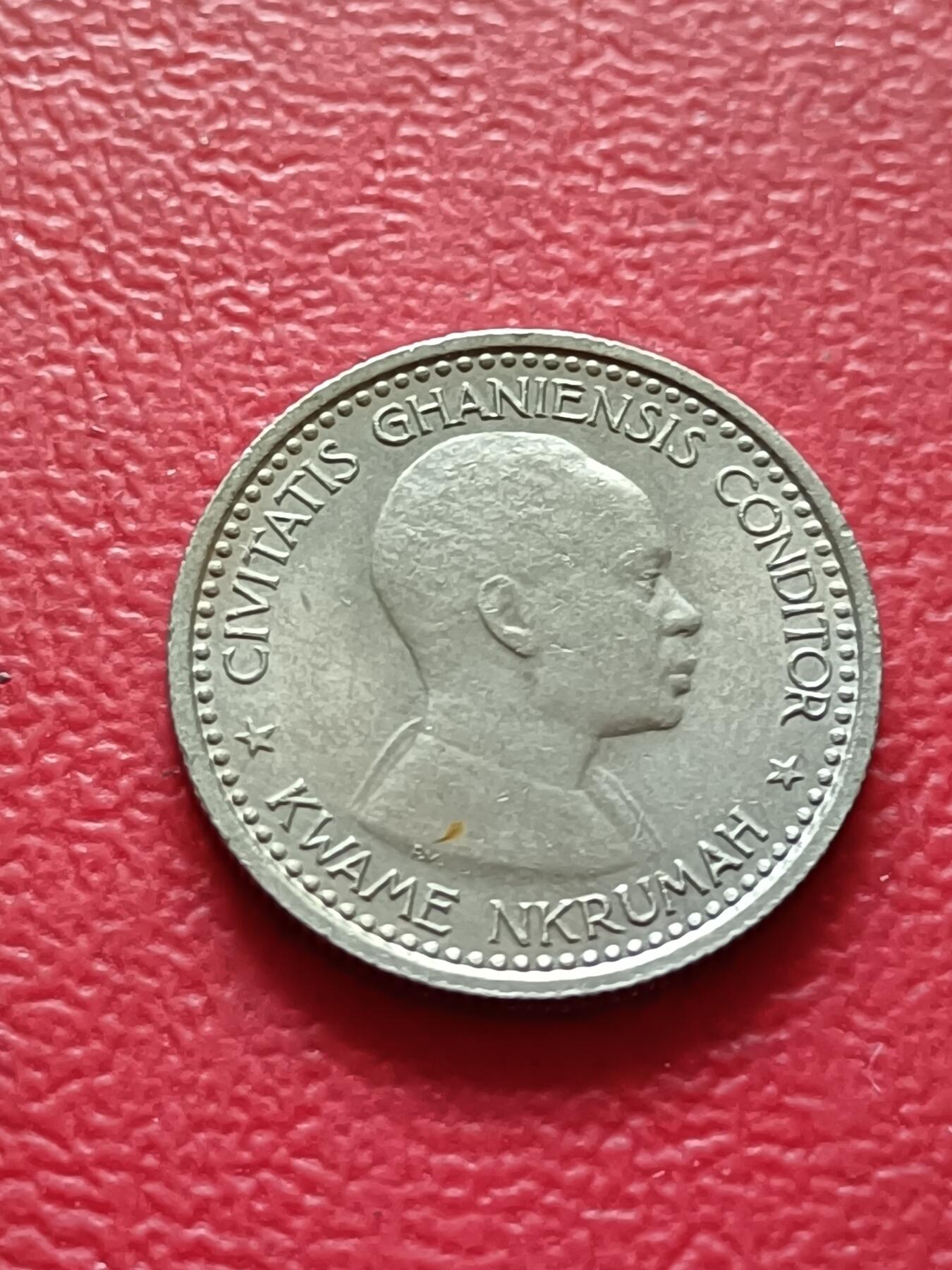 【云涧收藏】第六十七场 加纳1958年6便士，未流通美品