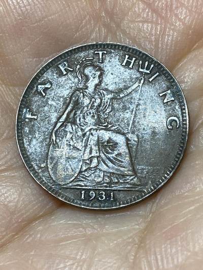 2025年第九十九场(总第一百二十五场）外国好品散币(免佣金) - 英国🇬🇧1931年1法新(乔治五世第三版)