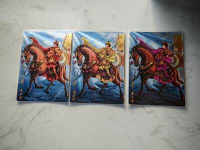 小怪兽卡牌第四十三期 （收拍品  不寄存 消费就送随机裸卡） - 一丈青扈三娘一套三张 编号如图