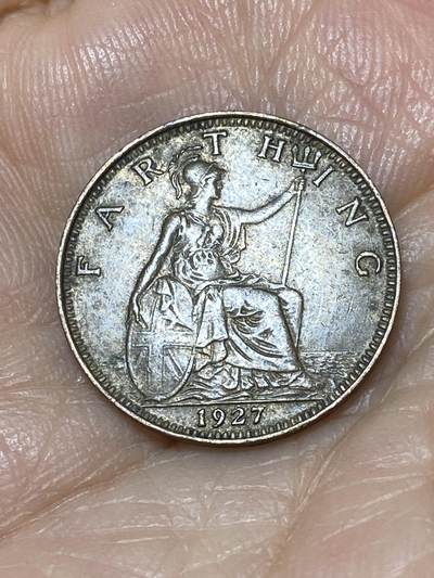 2025年第九十九场(总第一百二十五场）外国好品散币(免佣金) - 英国🇬🇧1927年1法新(乔治五世第三版)