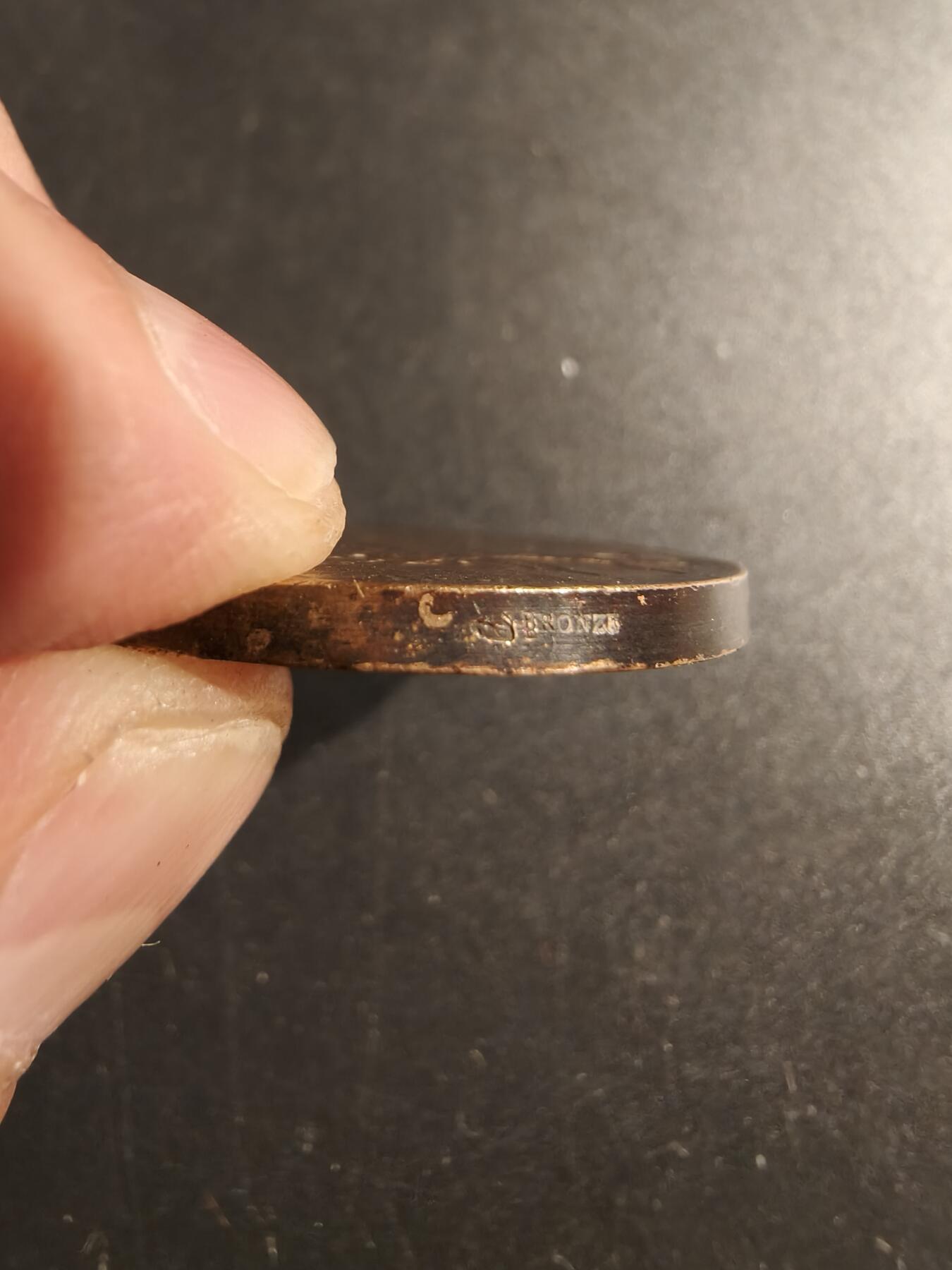 老王徽章第153期 法国1900年巴黎铸币局大铜章    直径36mm.  重量28.8g