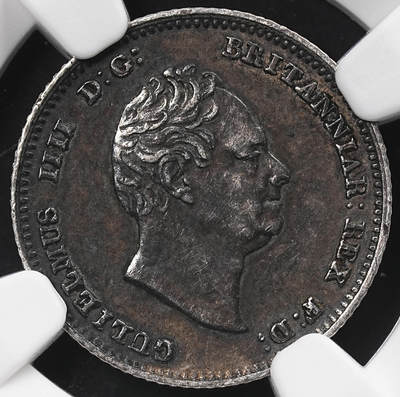 修遠堂世界钱币第八十七期 - NGC AU55 1836年英国4便士银币