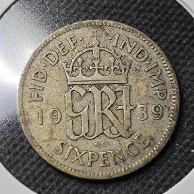 KK钱币收藏小铺 第351场 2月预留时间 周末发货 -  英国6便士银币