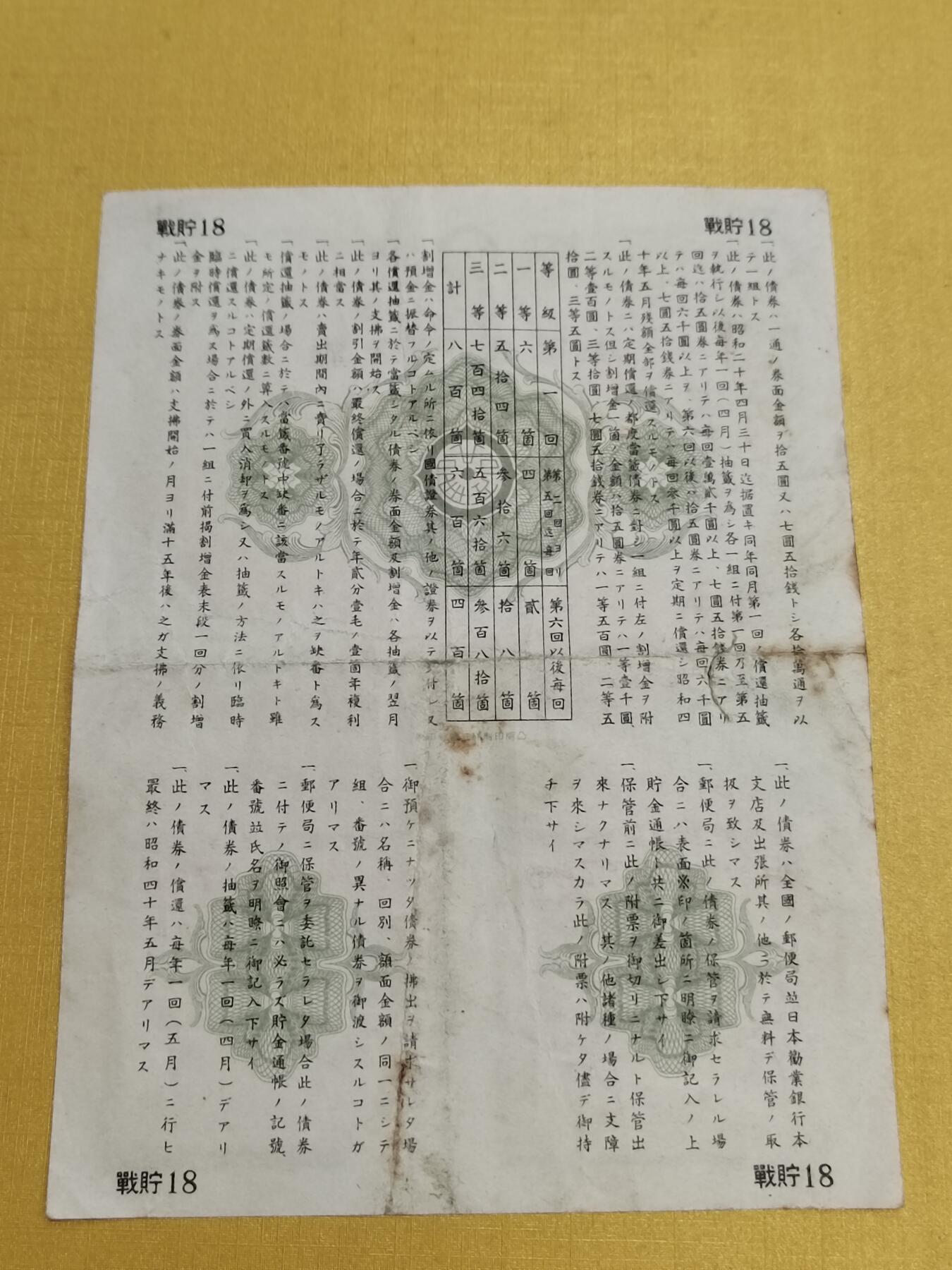 PCAI钱币4-536   纸币小专场 二战公债