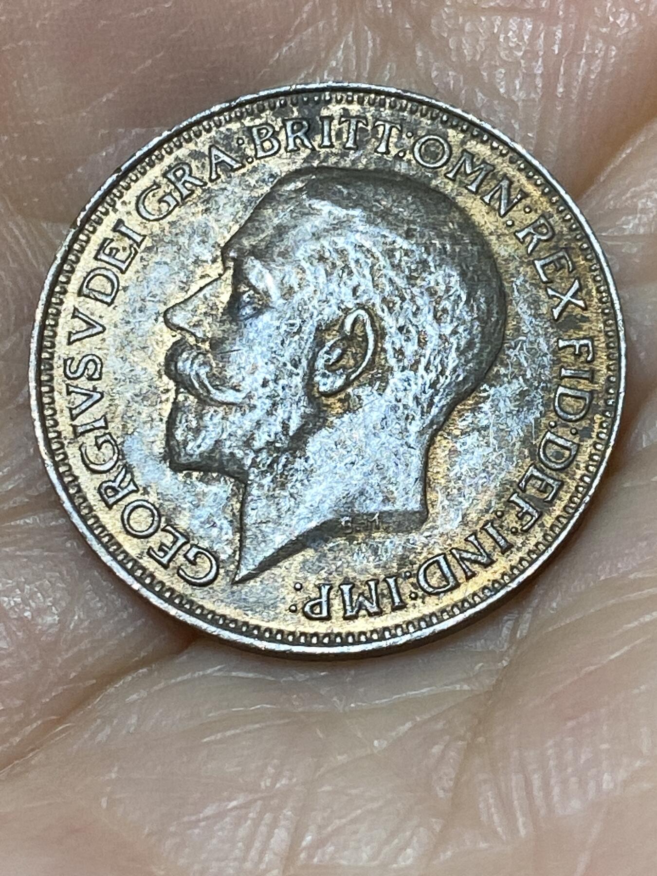 2025年第九十九场(总第一百二十五场）外国好品散币(免佣金) 英国🇬🇧1924年1法新(乔治五世第二版)