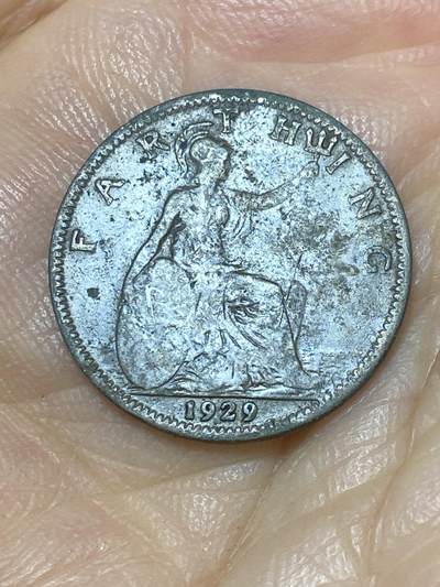 2025年第九十九场(总第一百二十五场）外国好品散币(免佣金) - 英国🇬🇧1929年1法新(乔治五世第三版)