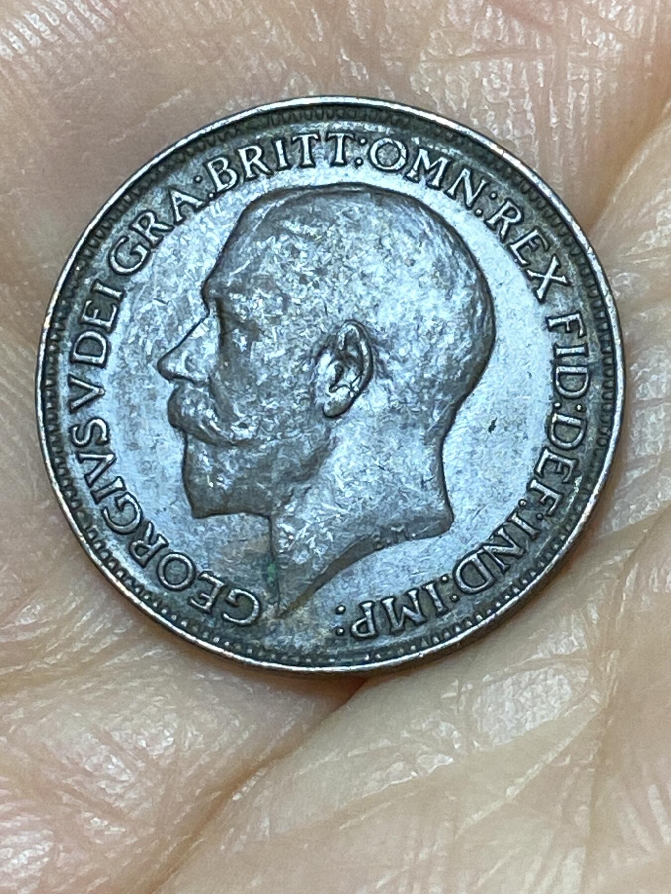 2025年第九十九场(总第一百二十五场）外国好品散币(免佣金) 好品，英国🇬🇧1925年1法新(乔治五世第二版，关门年)