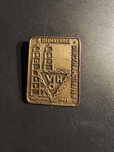 老王徽章第153期 - 德国慕尼黑1961的确44届归乡者大会证章