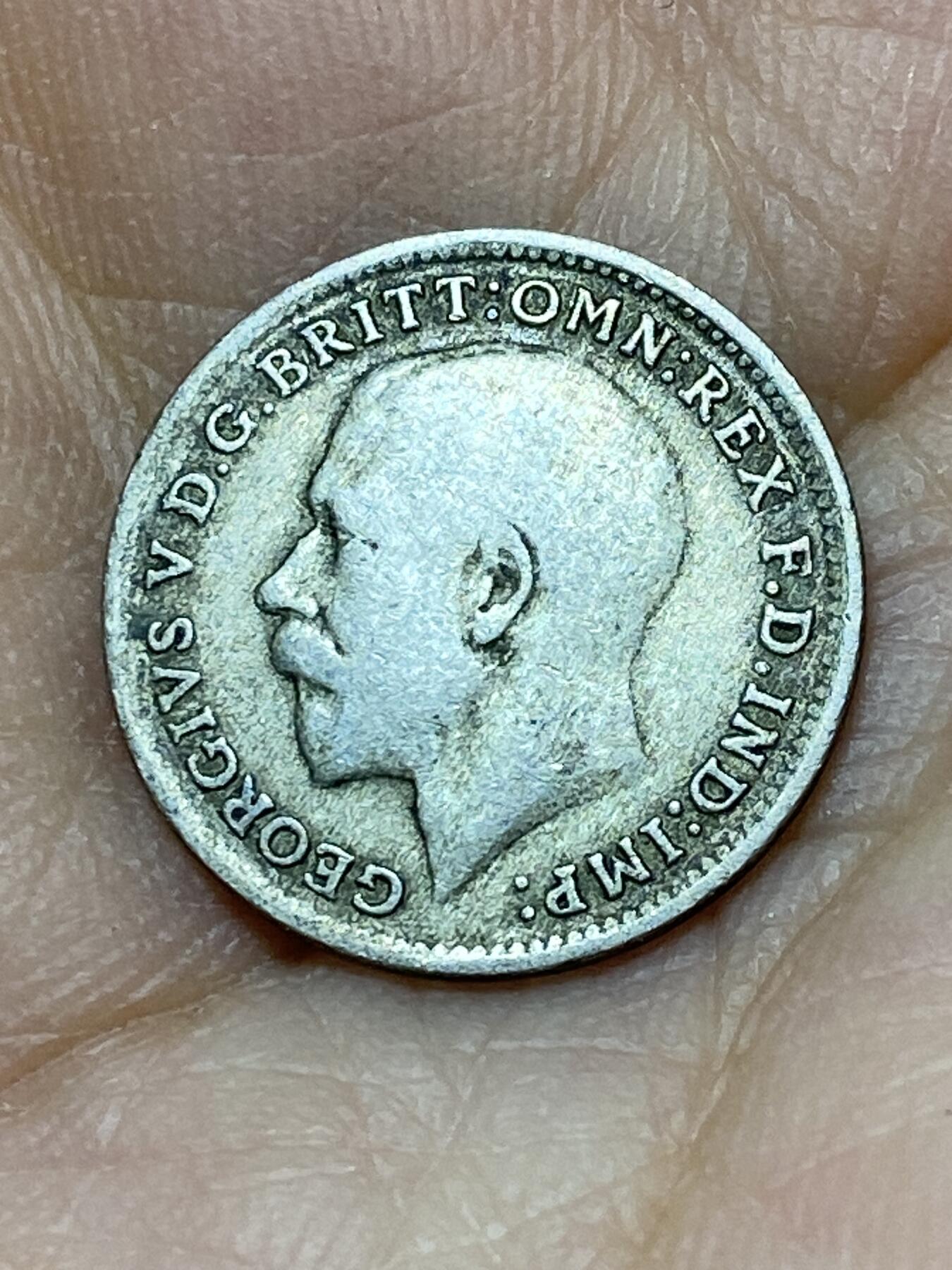 2025年第一百零一场(总第一百二十七场）外国好品散币(免佣金) 英国🇬🇧1920年3便士银币(乔治五世第二版，500银)