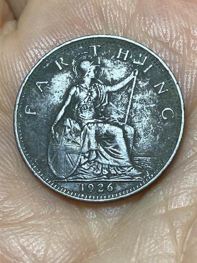 2025年第九十九场(总第一百二十五场）外国好品散币(免佣金) - 英国🇬🇧1926年1法新(乔治五世第三版，首发年)