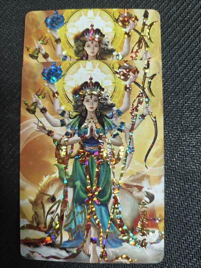 天玑星卡拍第127期《10.9周四截拍》持续收拍收评中 满赠卡需备注 - 【亲签卡】宁缺卡牌 神话传说 女仙篇 金灵圣母 碎冰闪 两张