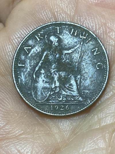 2025年第九十九场(总第一百二十五场）外国好品散币(免佣金) - 英国🇬🇧1926年1法新(乔治五世第三版，首发年)