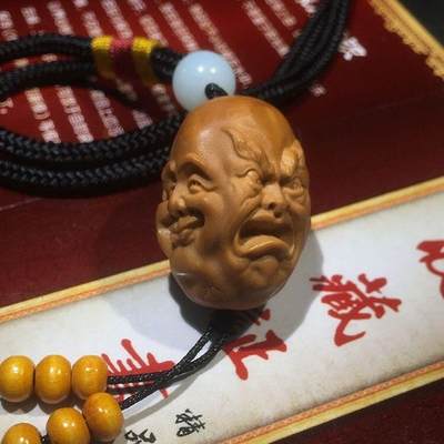 文玩橄榄核喜怒哀乐单籽 - 文玩橄榄核喜怒哀乐单籽