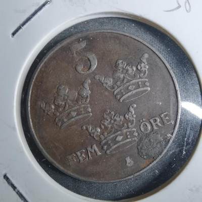 沼泽如烟--第858场 - 瑞典1948年5欧尔
