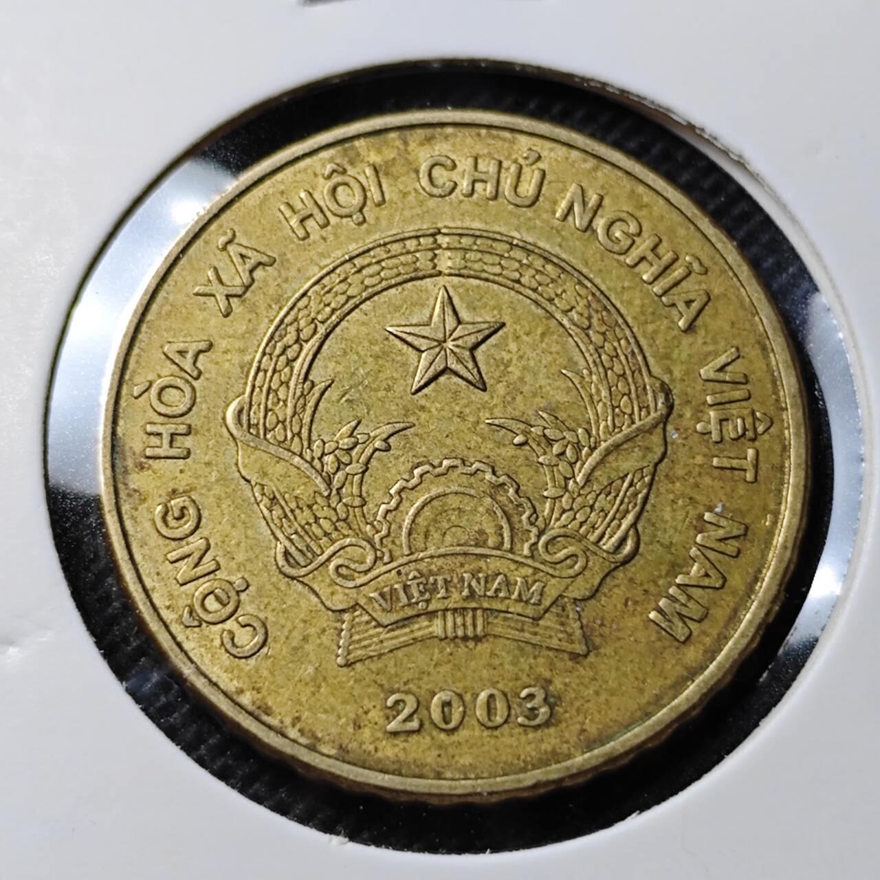 KK钱币收藏小铺 第352场 2月预留时间 周末发货  2003越南5000盾