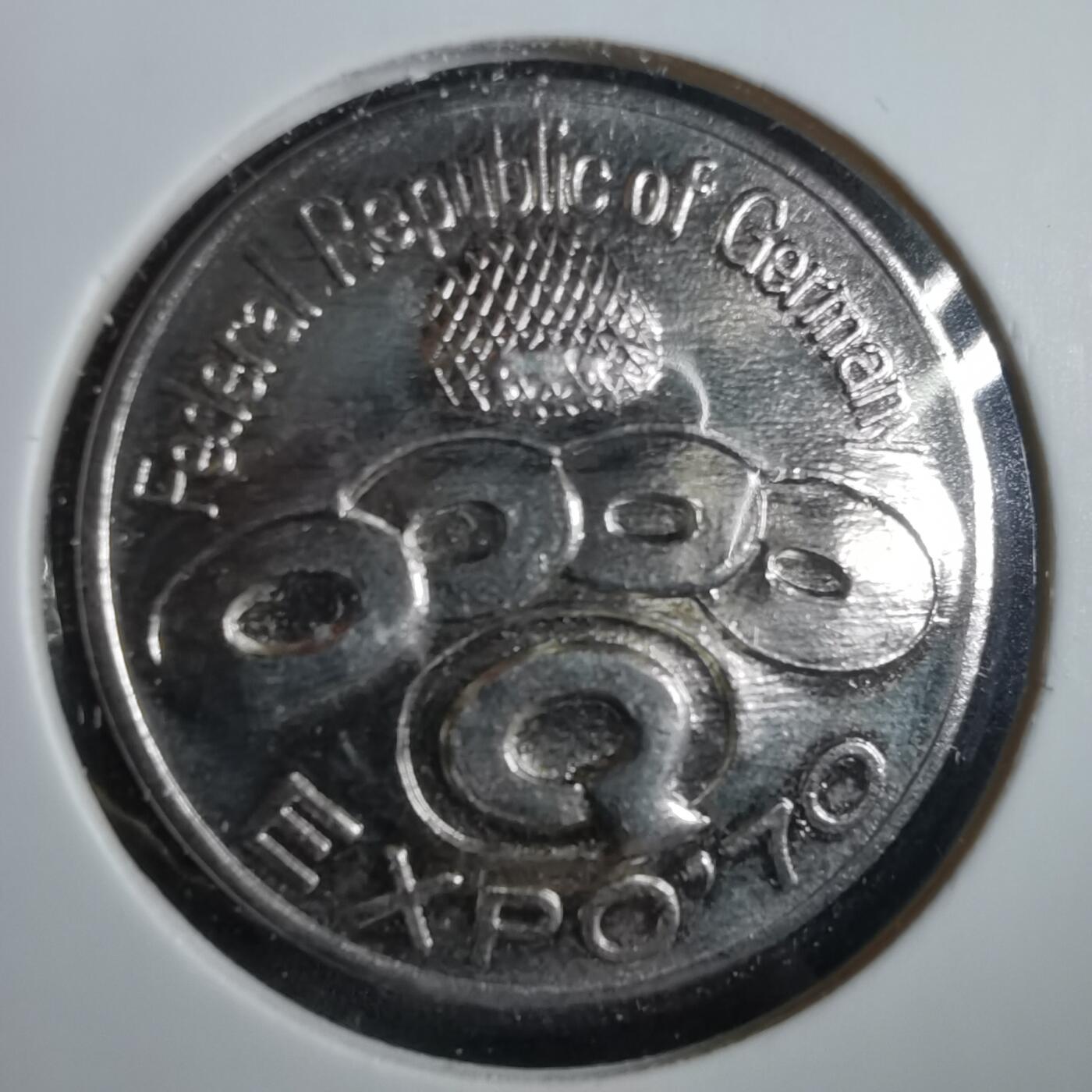 沼泽如烟--第859场 1970年世博会纪念章