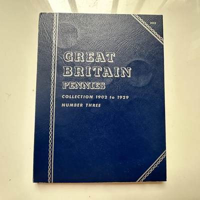 🌹外币初藏🌹🐯2025年第110场  每周二四六晚8️⃣点 接代拍 - 英国1902-1929年一便士定位册，32枚全 品相大致都不错