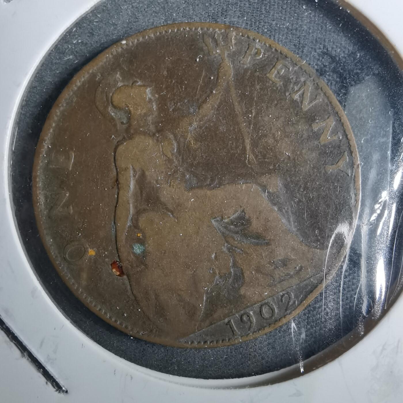 沼泽如烟--第858场 英国1902年1便士