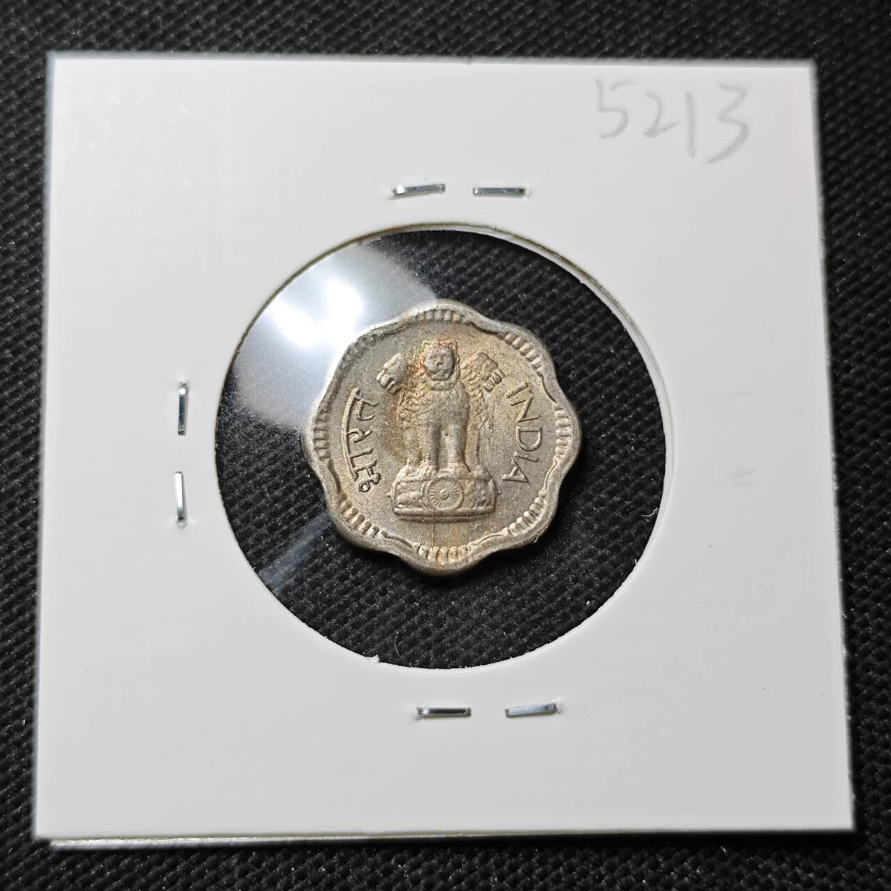 KK钱币收藏小铺 第352场 2月预留时间 周末发货  1964印度2派沙好品