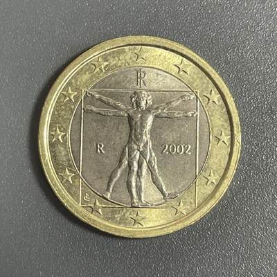 回流1001-2 - 意大利20091欧元双金属币 达.芬奇的《维特鲁威人》
