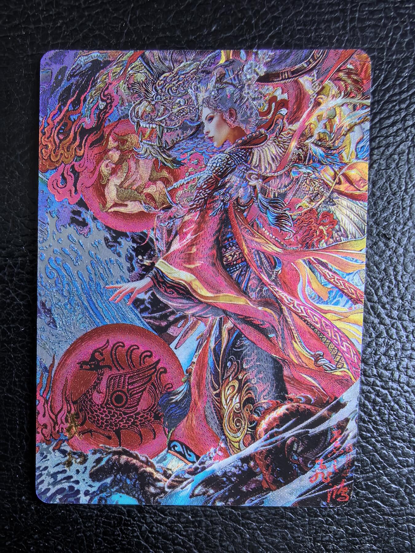 阳大大卡牌拍卖第74期（持续收拍品，周日晚上九点截拍，进群福利早知道） 【裸卡】百里卡牌 苍之飞鸿 山海经 羲和