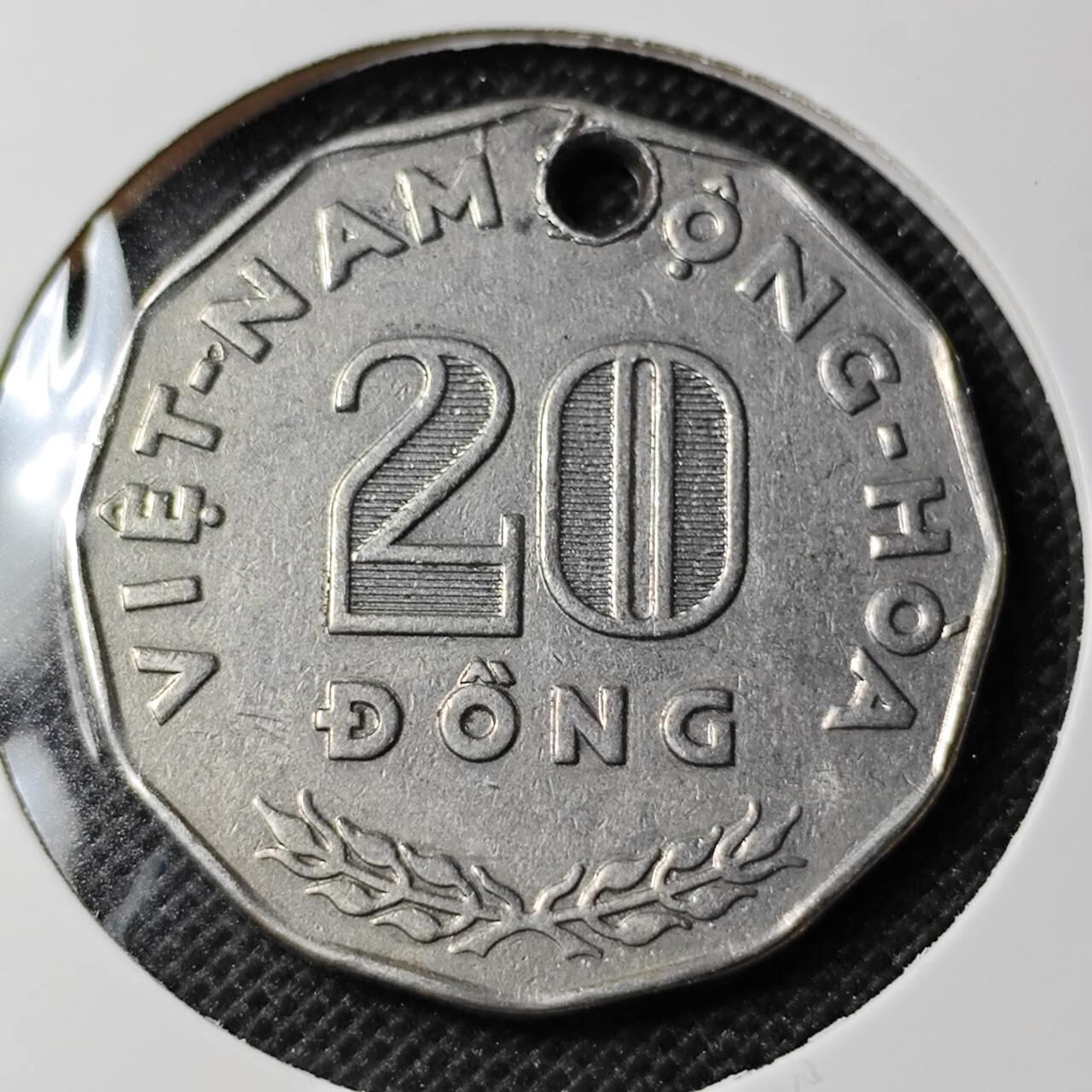 KK钱币收藏小铺 第351场 2月预留时间 周末发货  南越20盾纪念币