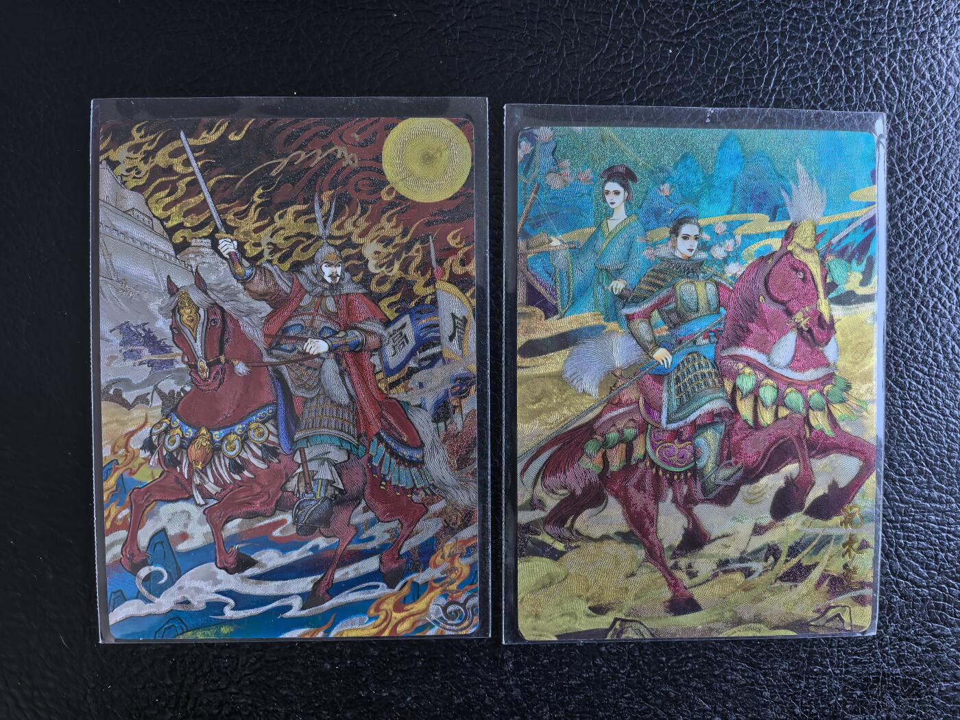 阳大大卡牌拍卖第74期（持续收拍品，周日晚上九点截拍，进群福利早知道） 奇典文化 天下归心 花木兰+高仙芝 粗闪