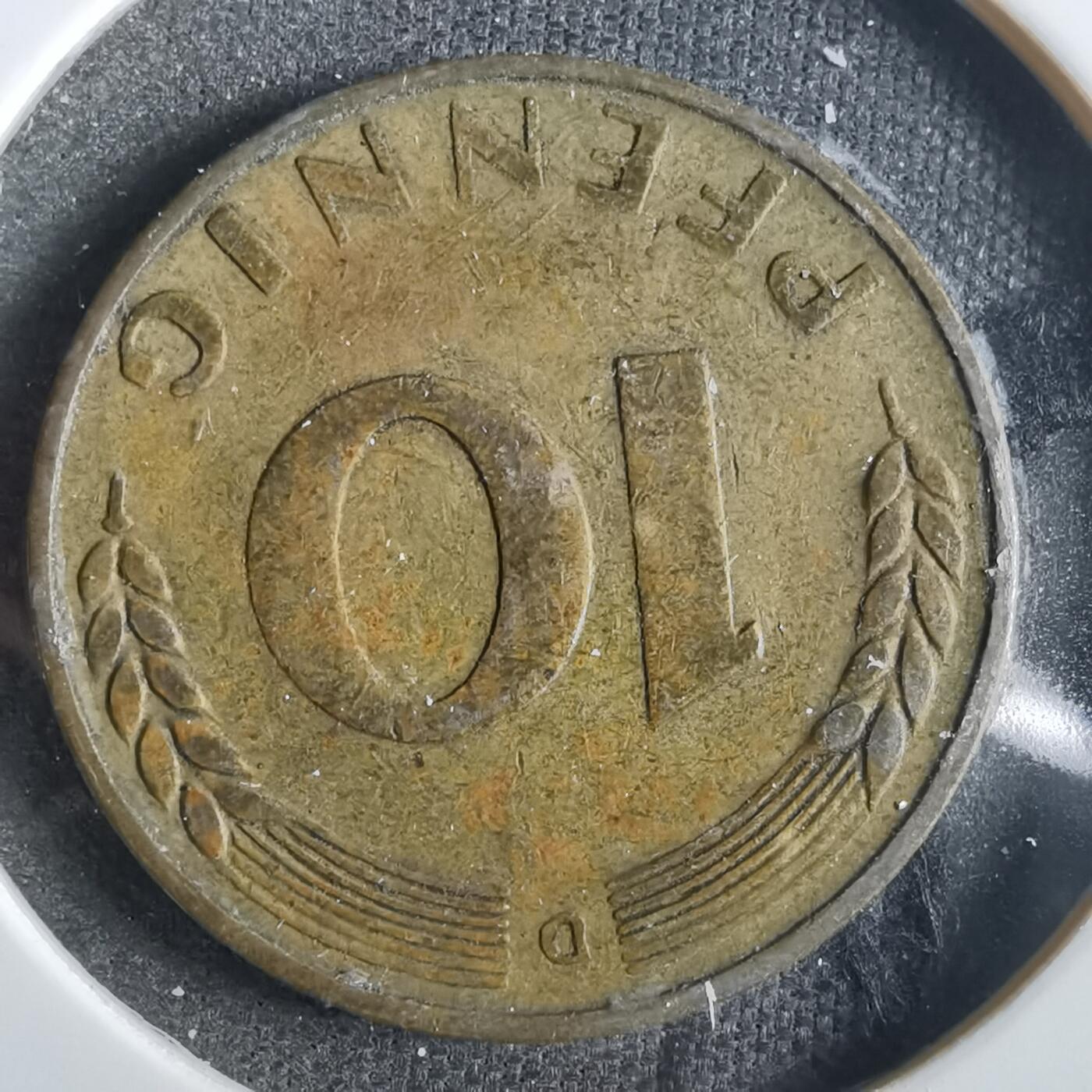 沼泽如烟--第859场 德国1949年10芬尼