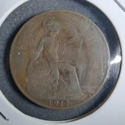 沼泽如烟--第858场 - 英国1917年1便士