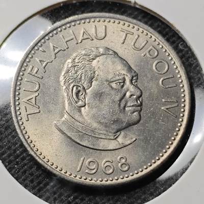 KK钱币收藏小铺 第352场 2月预留时间 周末发货 -  1968汤加10分