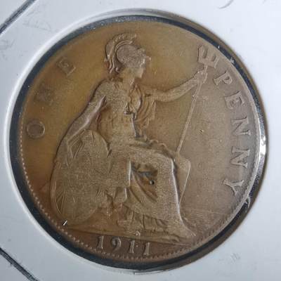 沼泽如烟--第858场 - 英国1911年1便士