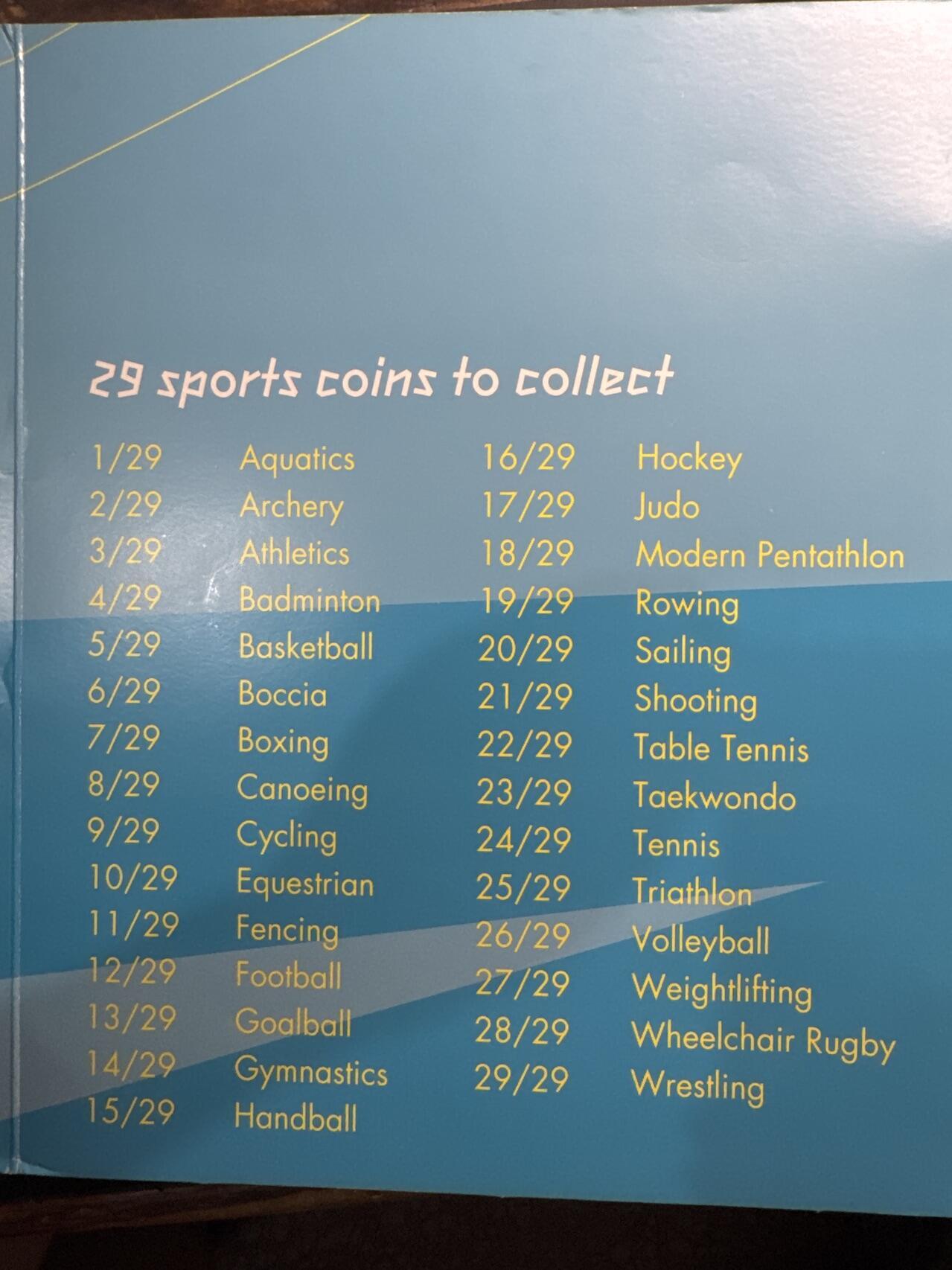 ❤️【币观天下】❤️ 第326期钱币拍卖- 2025.10.3周五晚上6点半场-长期征集拍品 英国2012年50便士奥运会29枚一套