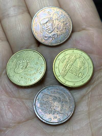 2025年第一百零一场(总第一百二十七场）外国好品散币(免佣金) - 各国欧分4枚