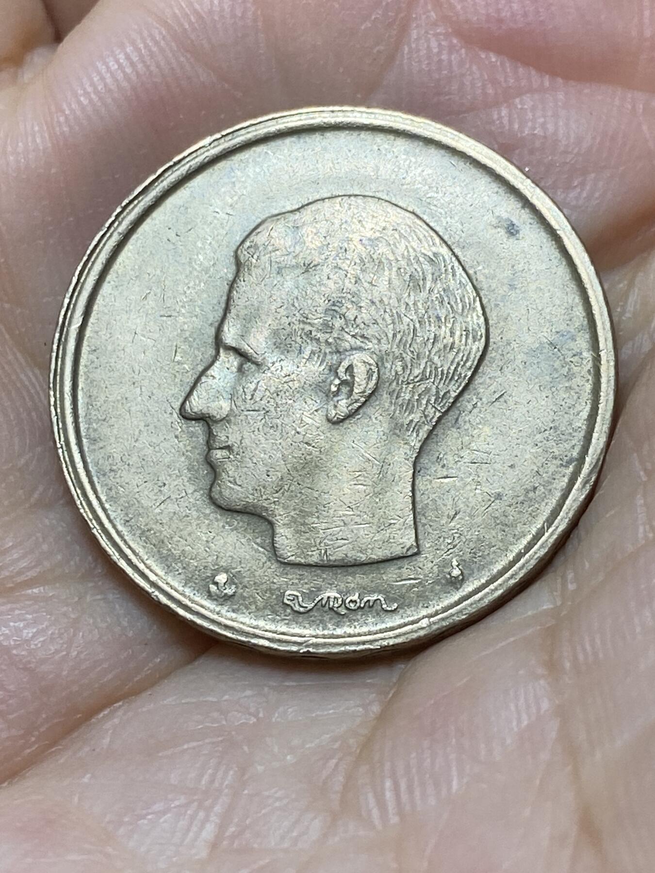 2025年第一百零一场(总第一百二十七场）外国好品散币(免佣金) 比利时🇧🇪1981年20法郎(博杜安一世时期，荷文版)
