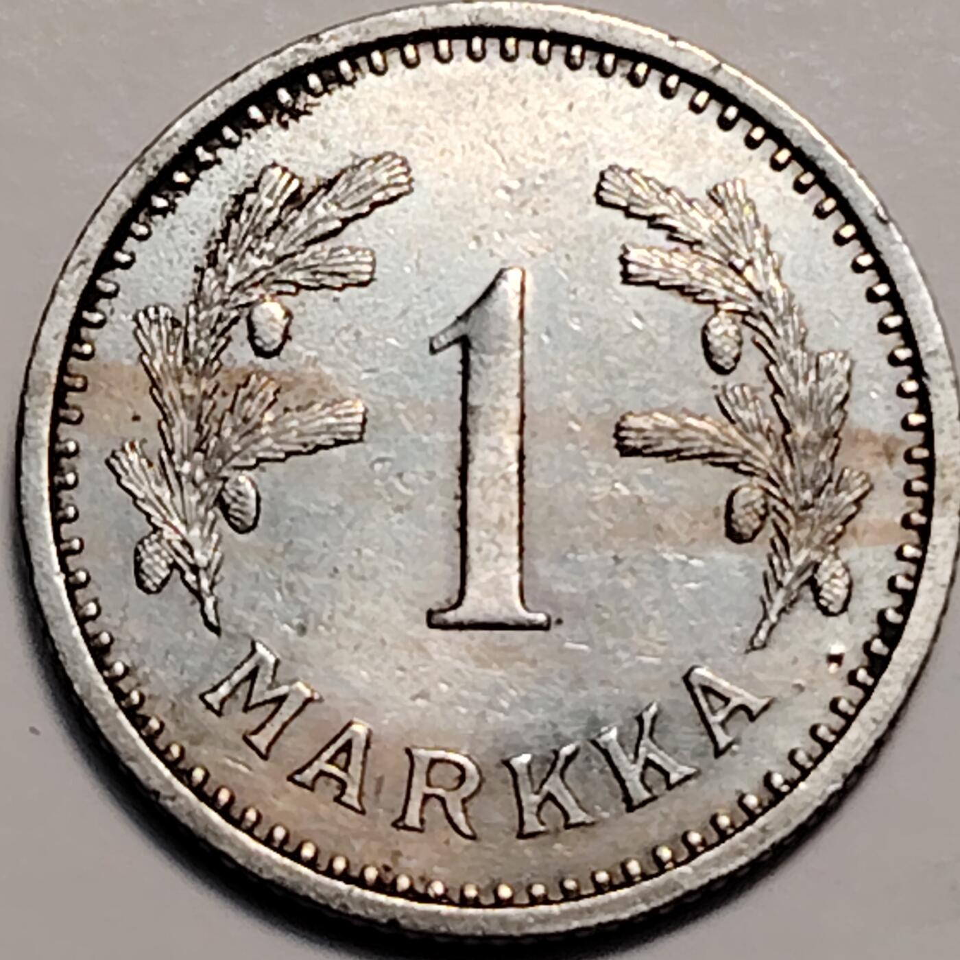 布加迪🐬～世界钱币(上海)🌾第 247 期 /  各国套币和散币 芬兰🇫🇮 1933年 1马克