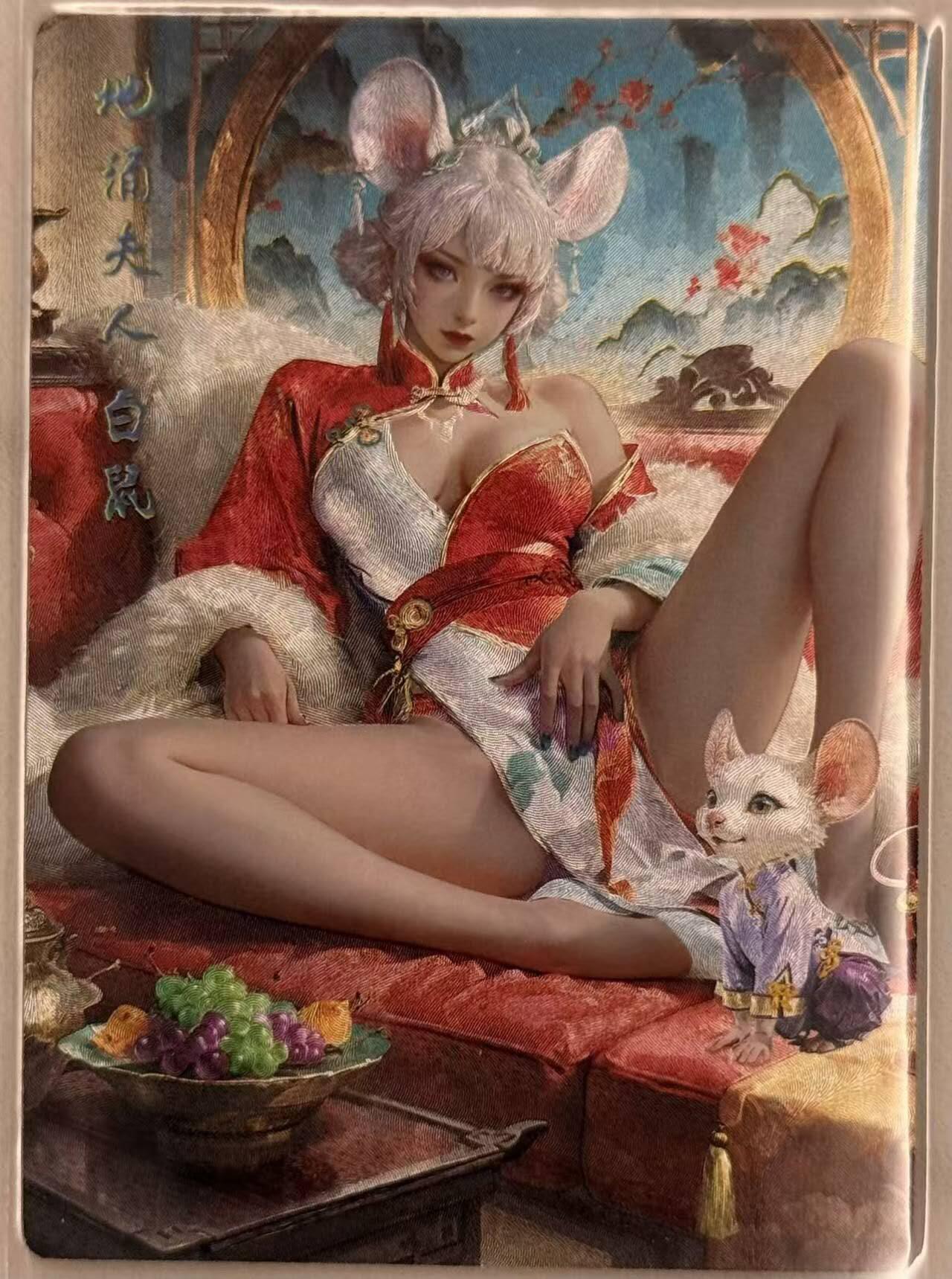 龙虎卡牌第五十七场（无佣金，满120包邮，周六晚上结拍，欢迎送拍） 粗闪卡 奇点 地涌夫人 异色