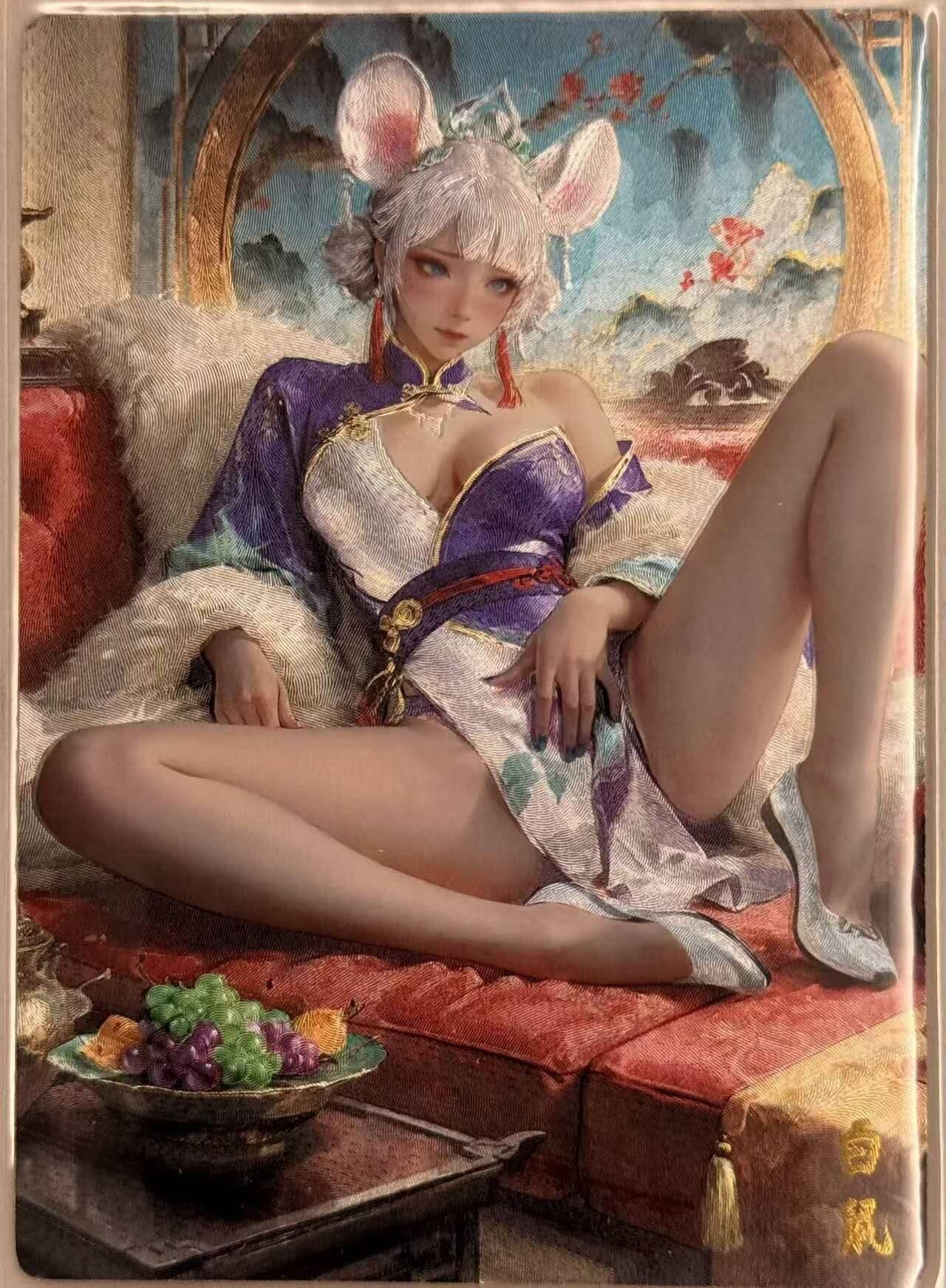 龙虎卡牌第五十七场（无佣金，满120包邮，周六晚上结拍，欢迎送拍） 粗闪卡 奇点 地涌夫人 原色