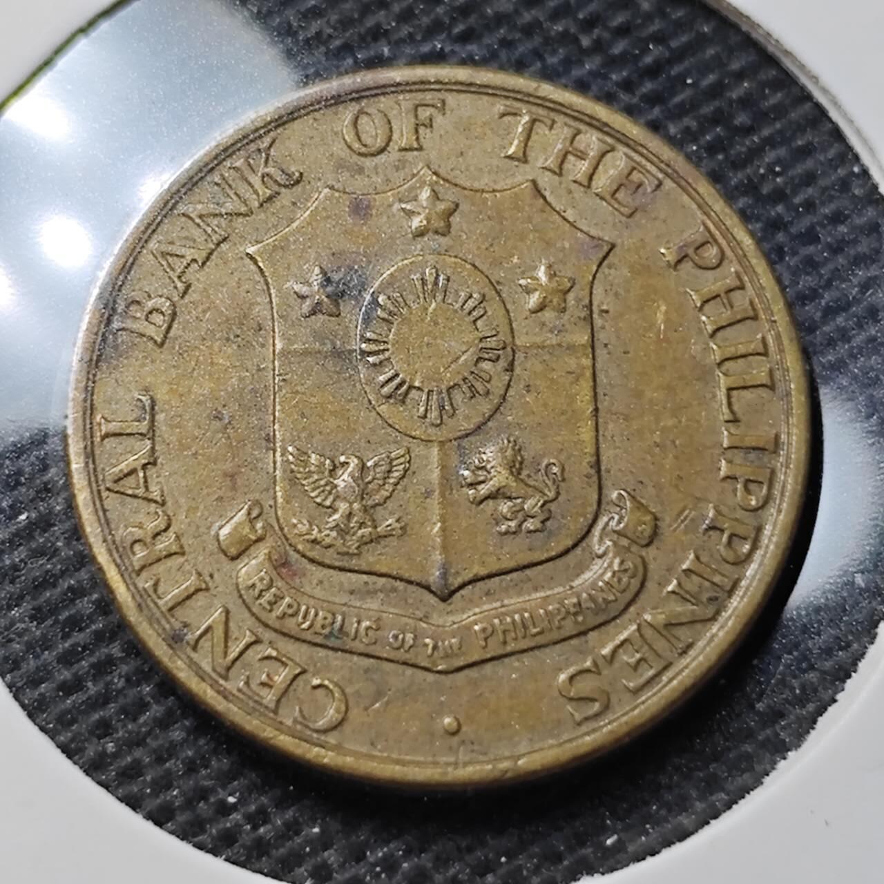KK钱币收藏小铺 第352场 2月预留时间 周末发货  1962菲律宾5分铜币