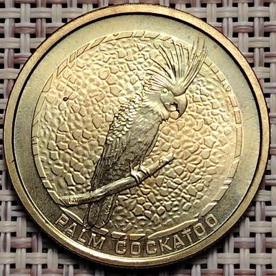布加迪🐬～世界钱币(上海)🌾第 247 期 /  各国套币和散币 - 澳大利亚🇦🇺 2008年 1元铜币 29.5mm 鹦鹉