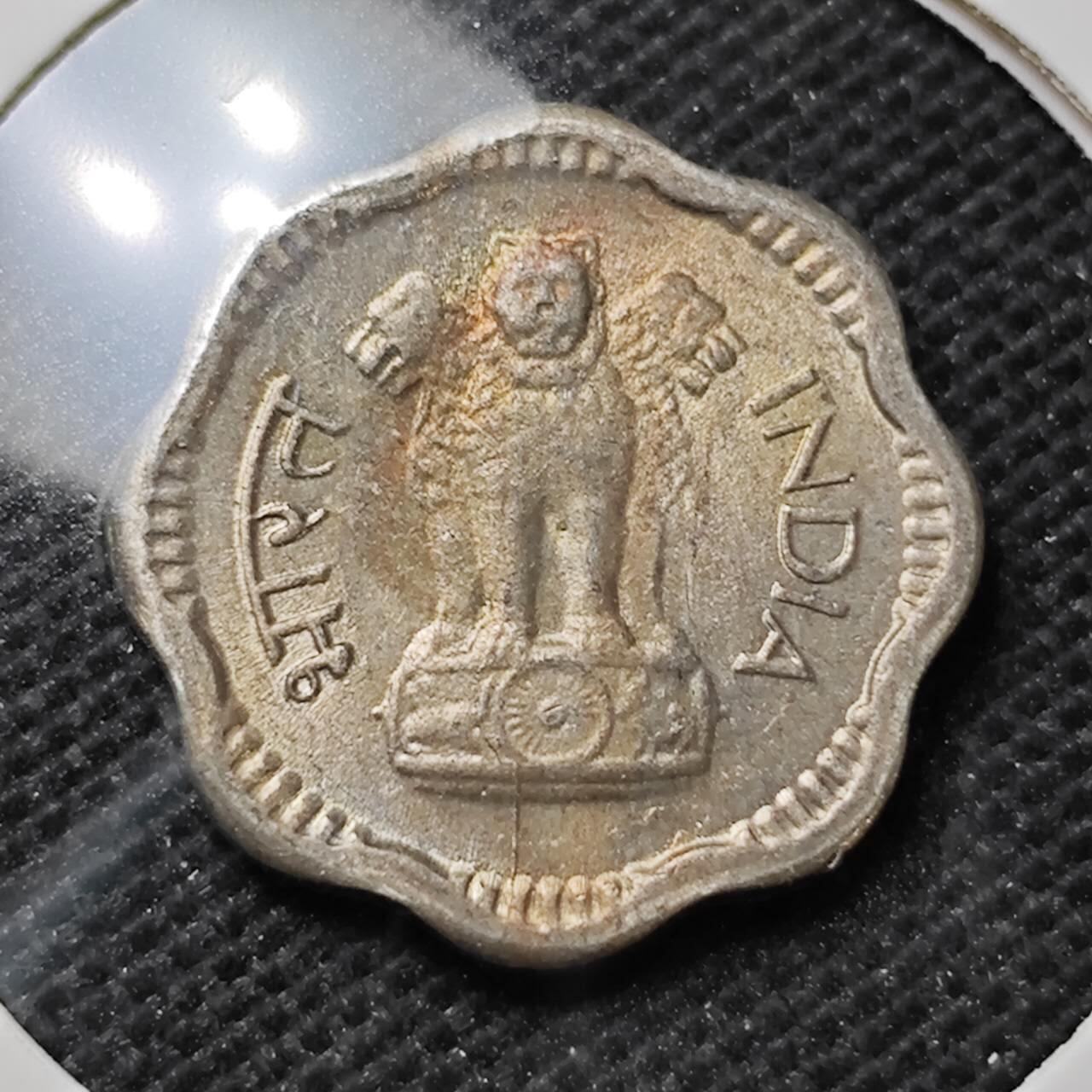 KK钱币收藏小铺 第352场 2月预留时间 周末发货  1964印度2派沙好品