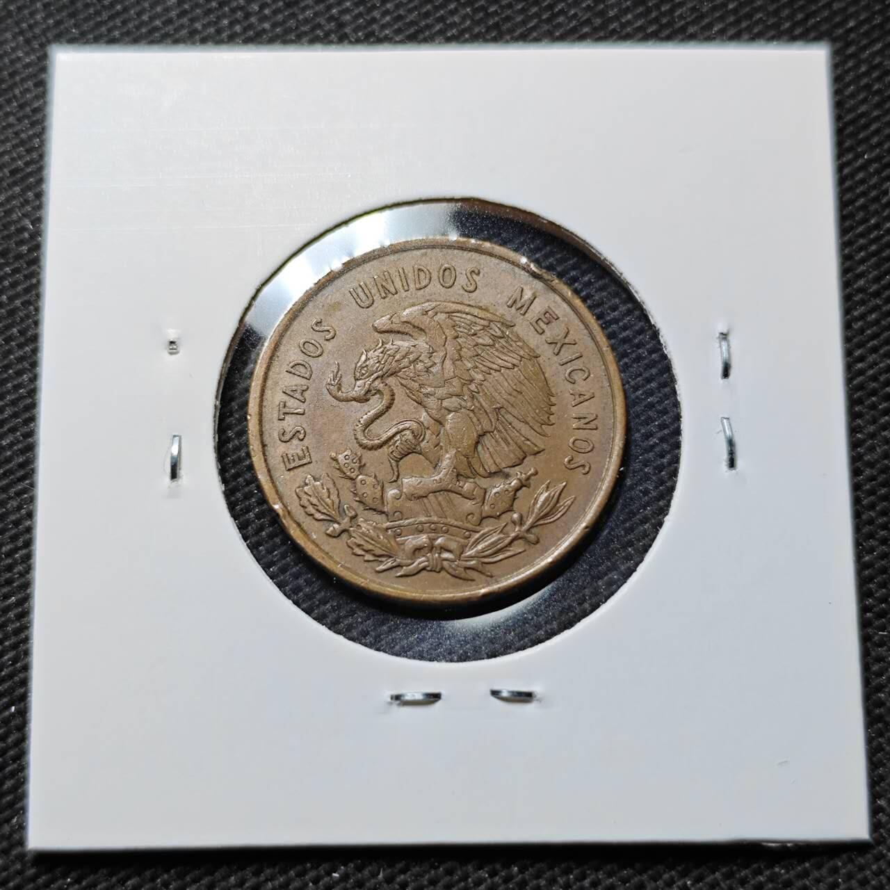 KK钱币收藏小铺 第351场 2月预留时间 周末发货  1959墨西哥10分铜币