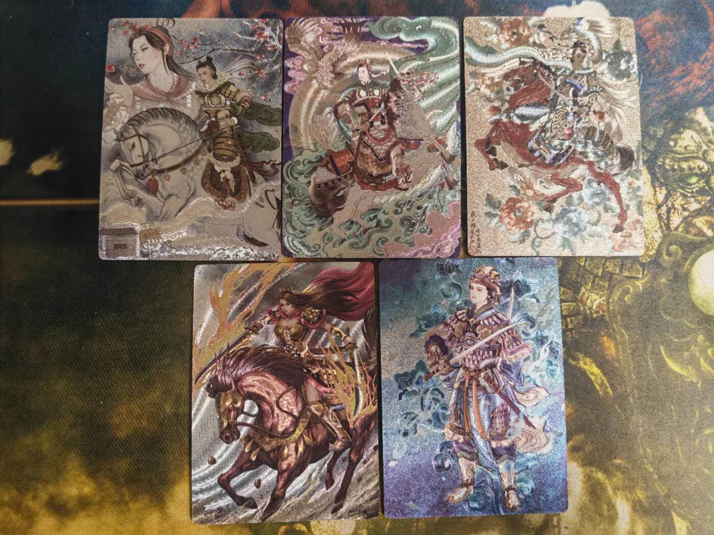 阳大大卡牌拍卖第74期（持续收拍品，周日晚上九点截拍，进群福利早知道） 【裸卡】星宿文创 刀映寒霜+非严+冯涛+海洋+涌喆 扈三娘 全粗5张