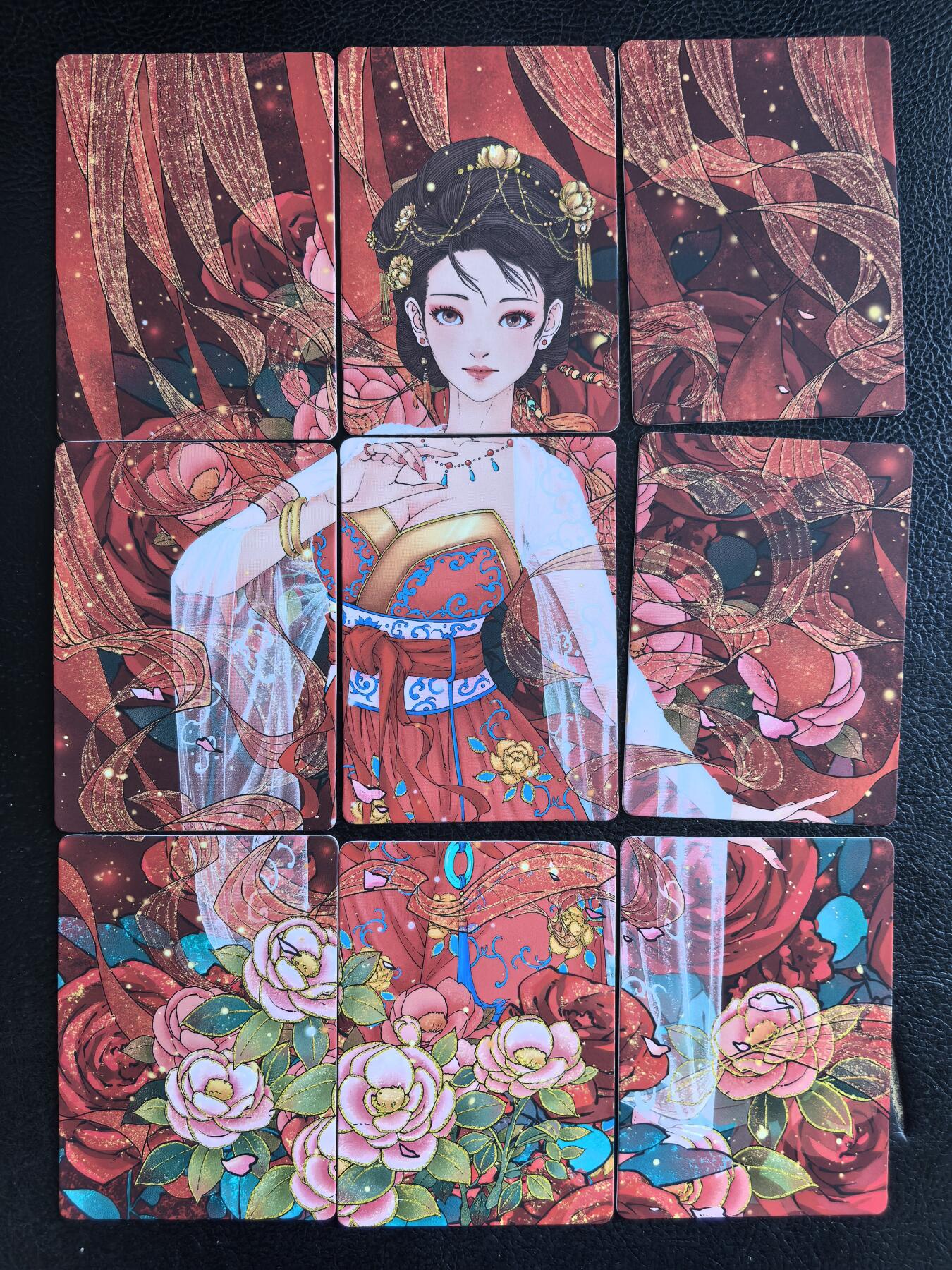 阳大大卡牌拍卖第74期（持续收拍品，周日晚上九点截拍，进群福利早知道） 【九拼】小花瓣艺术文创 郿坞春深 九拼卡