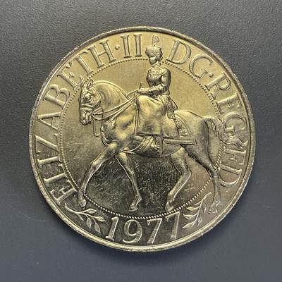 双节特辑1001 - 英国1977年1克朗伊丽莎白女王登基25周年纪念币