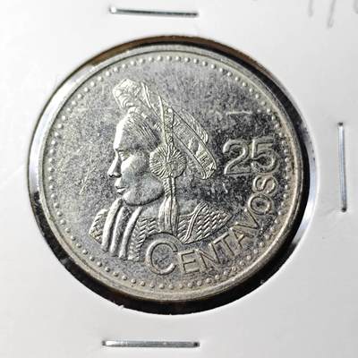 KK钱币收藏小铺 第352场 2月预留时间 周末发货 -  2000危地马拉25分