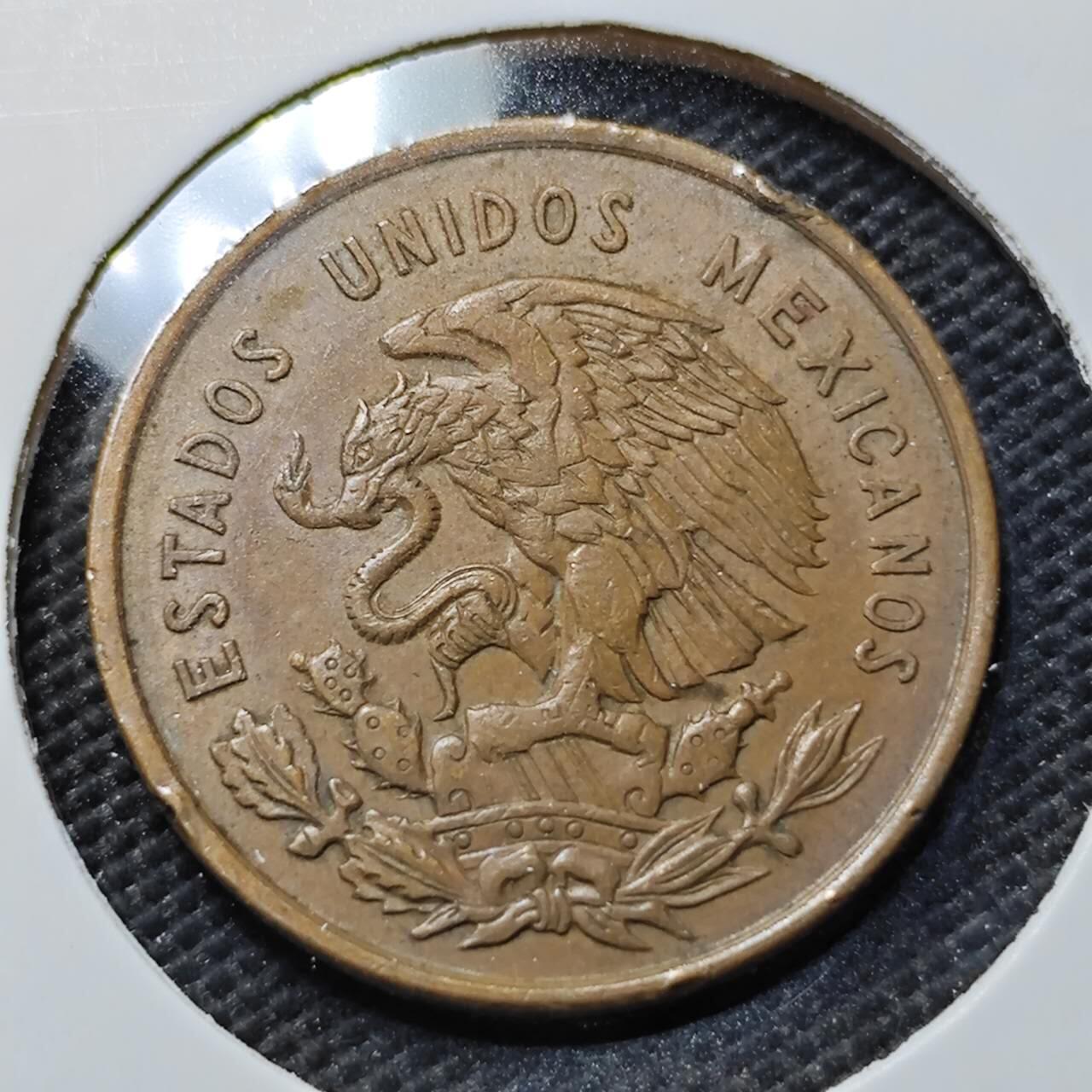 KK钱币收藏小铺 第351场 2月预留时间 周末发货  1959墨西哥10分铜币