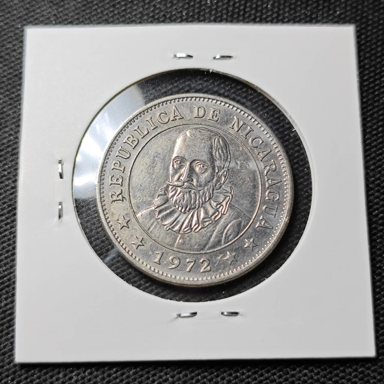 KK钱币收藏小铺 第351场 2月预留时间 周末发货  1972尼加拉瓜1瓜拉尼