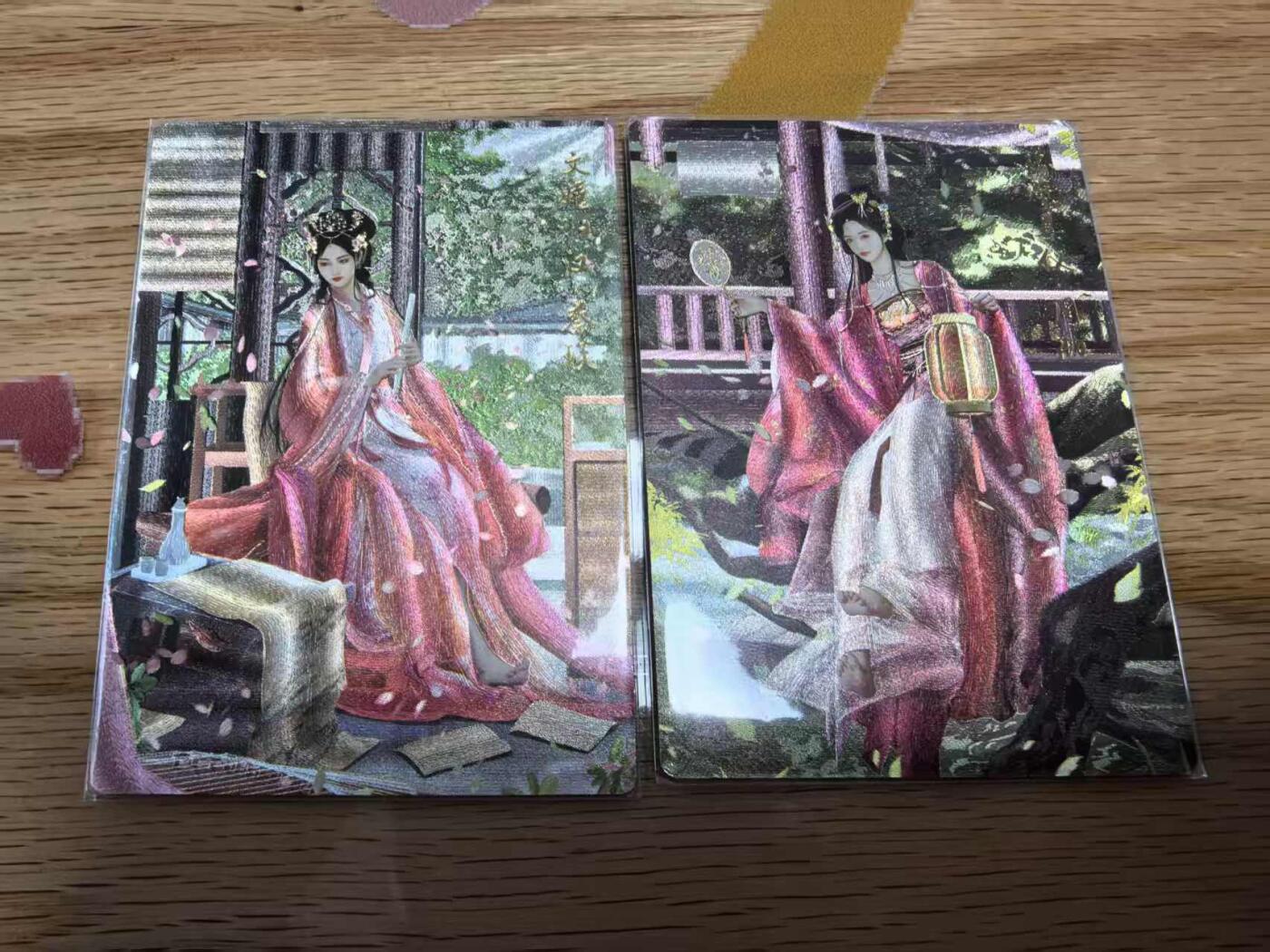 阳大大卡牌拍卖第74期（持续收拍品，周日晚上九点截拍，进群福利早知道） 卡德曼兰心蔡琰/周彻异画27B/29B/2张