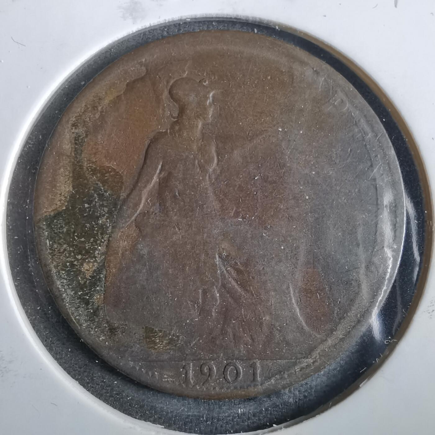 沼泽如烟--第859场 英国1901年1便士