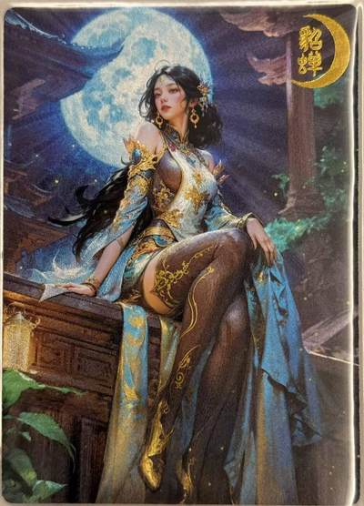 龙虎卡牌第五十七场（无佣金，满120包邮，周六晚上结拍，欢迎送拍） - 粗闪卡 奇点 宗rich-貂蝉